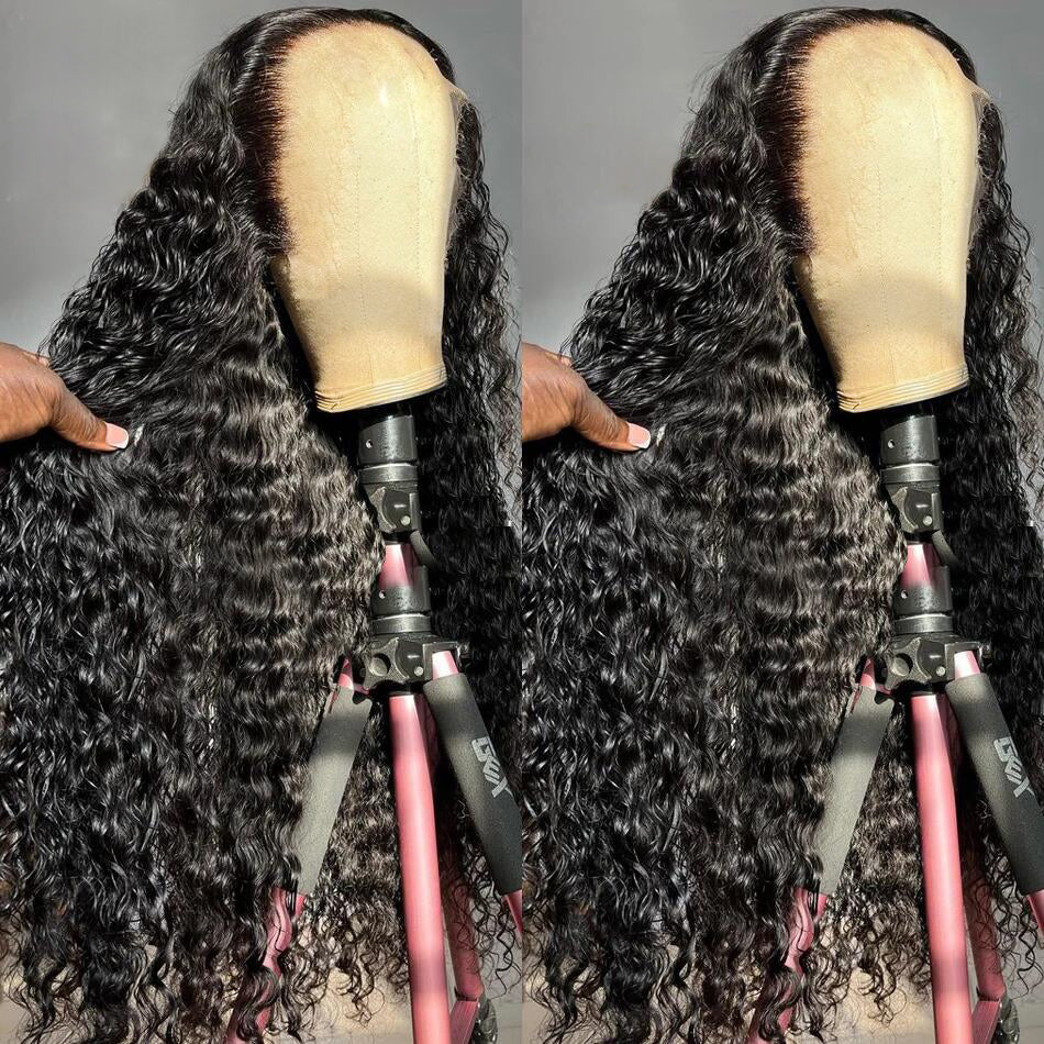 ベアー様 ZSF Burmese Curly 13*6 HD Full Lace Frontal Wigs Vigin Human Lace