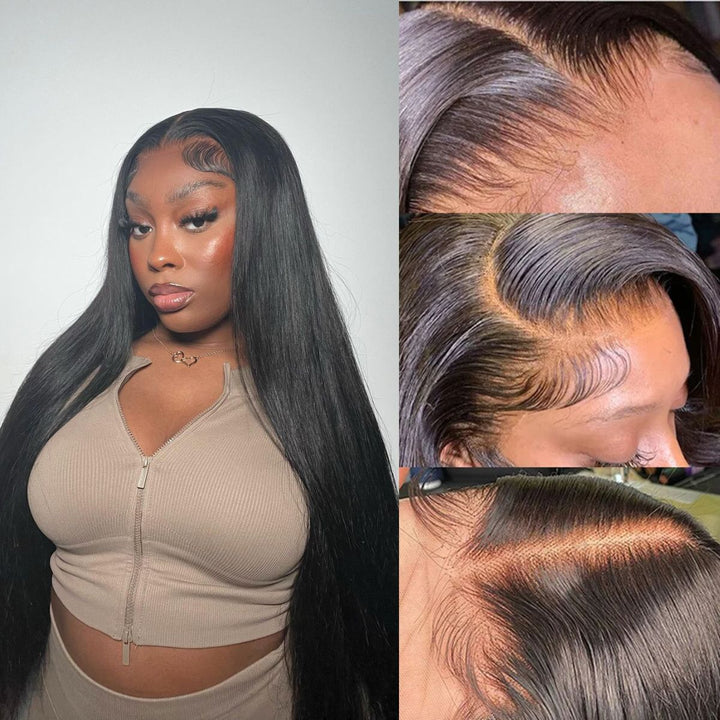 ZSF Straight Undetected 13*6 HD Lace Frontal Wig Hair Human Hair