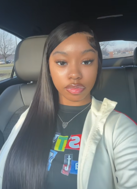 【Dollfacecourtney With ZSF Hair】 Silky Straight 13*4 HD Undetectable Lace Frontal Wig Virgin Human Hair Natural Black