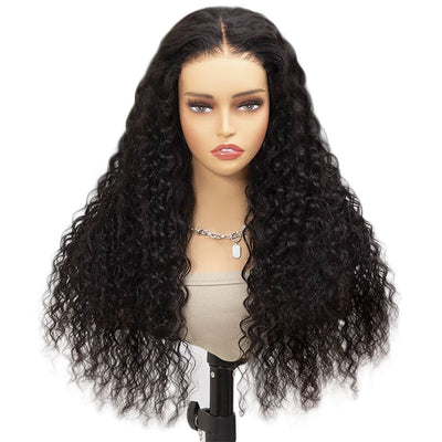 ZSF M-Cap 9*6 HD Lace Wear Go Wig Water Wave Pre-Cut Tiny Knots Natural Hairline Human Hair