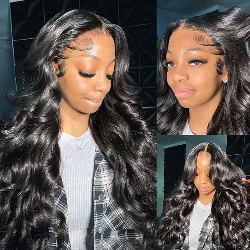 ZSF Pre-Everything 13*4 Pre-Cut HD Lace Frontal Body Wave Wig Real Ear To Ear Wig