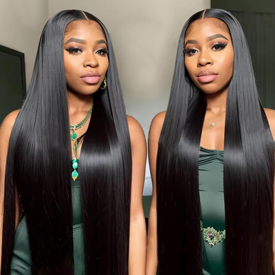 ZSF 9×6 HD Lace M-Cap Wear&Go Wig Glueless Wig Straight Pre-bleached Tiny Knots Pre-Plucked Hairline