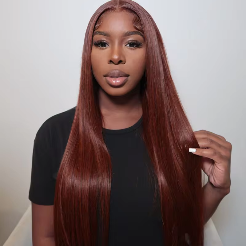 ZSF 7*5 Glueless Straight HD Lace Wear Go Wig Tiny Knots Pre-Bleached