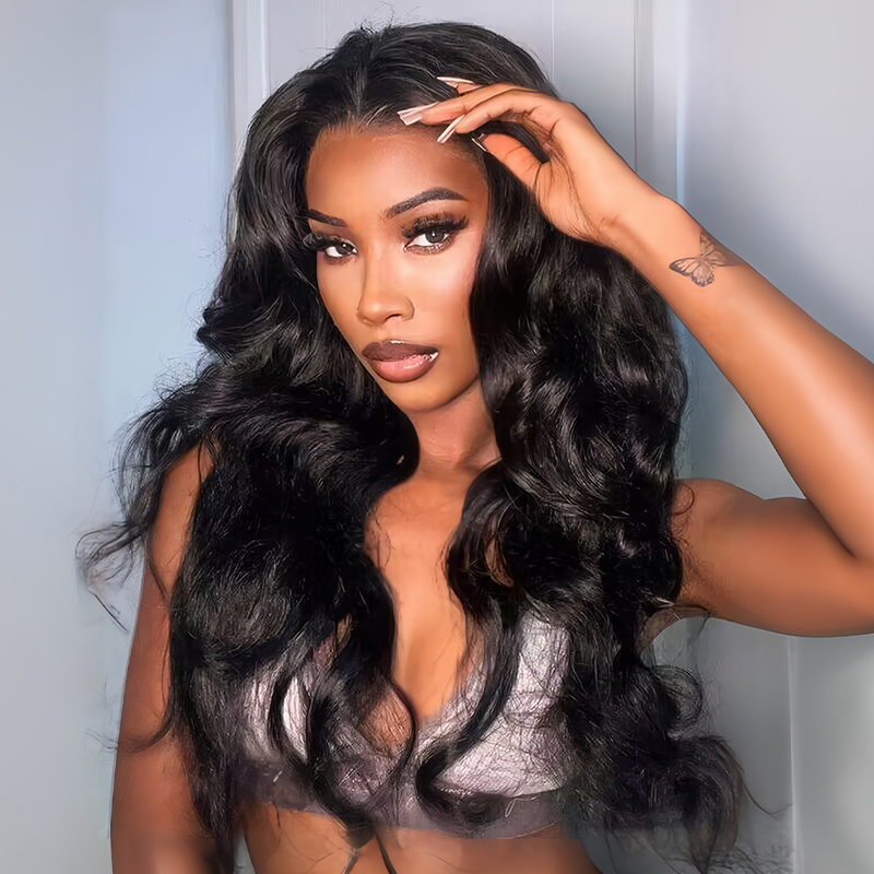 ZSF 9×6 HD Lace M-Cap Wear&Go Wig Glueless Wig Body Wave Pre-bleached Tiny Knots  Pre-Plucked Hairline