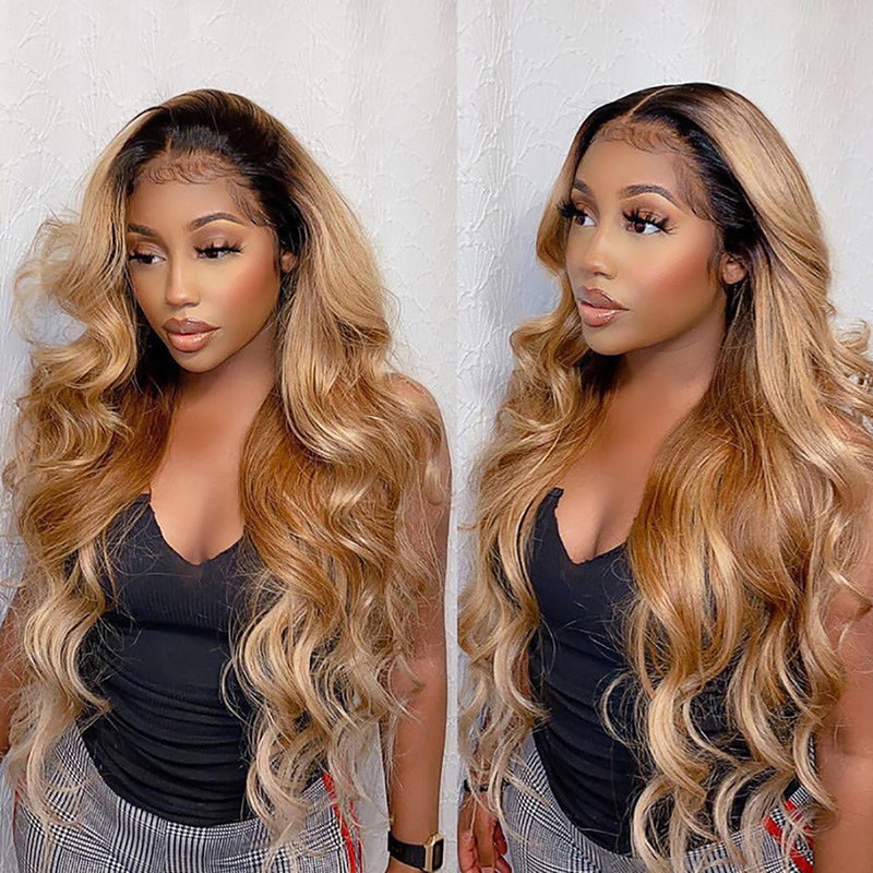 (BUY 1 GET 1 Free)ZSF Ombre Black Blonde 