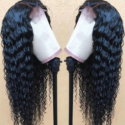 ZSF Hair Breathable Air Cap Deep Curly  Glueless HD Lace Closure Beginner Friendly Unprocessed Human Virgin Hair 1Piece Natural Black