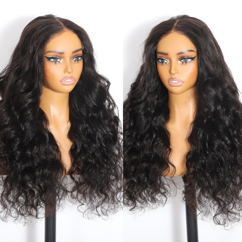 ZSF 6*6/7*7 HD Lace Body Wave Wear Go Drawstring Cap Fit All Human Hair Beginner Friendly