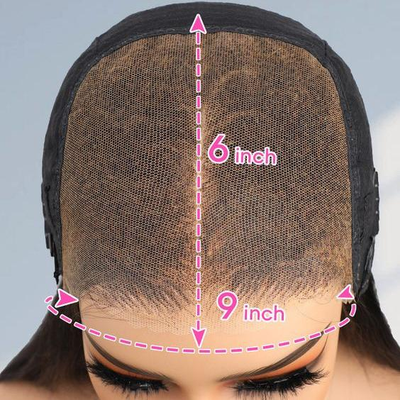 ZSF M-Cap 9*6 HD Lace Wear Go Wig Water Wave Pre-Cut Tiny Knots Natural Hairline Human Hair