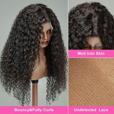 ZSF Fashion Looking Hair Pixie Curly HD Lace Frontal Wig Curly Lace Wig Long Hair