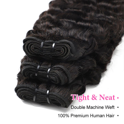 ZSF Hair Grade 10A Vigin Hair Burmese Curly 1Bundle 100% Unprocessed Human Hair Weave Natural Black