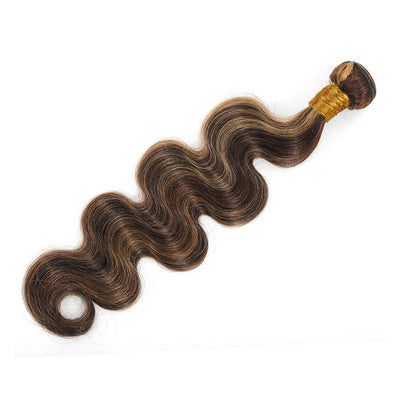 ZSF P4/30 Ombre Body Wave Human Hair 3Bundles With Lace Frontal Brazilian Remy Hair