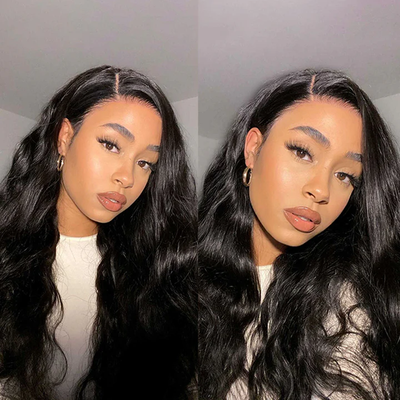 ZSF Pre-Everything 13*4 Pre-Cut HD Lace Frontal Body Wave Wig Real Ear To Ear Wig