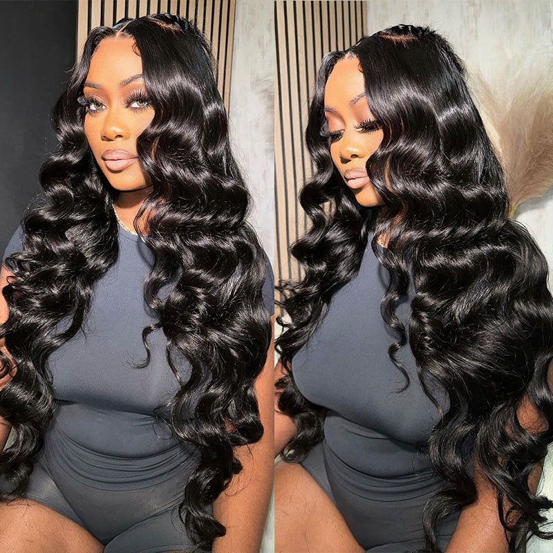 ZSF Upgrade 7*5 HD Lace Closure Glueless Wig Body Wave Minimal Knots 100% Human Hair