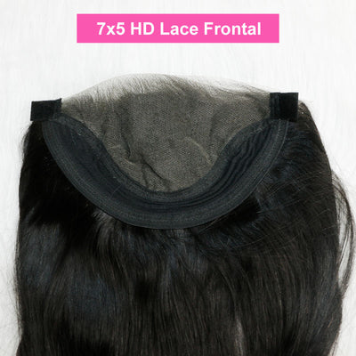 ZSF ZIP Wig With Optional Replaceable Tops Silky Straight  HD Lace Virgin Hair Natural Black