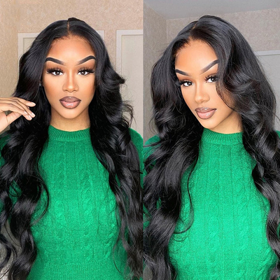 ZSF Upgrade 7*5 Glueless Wig Pre-bleached Knots HD Lace Closure Wig Body Wave Ready To Go Wig