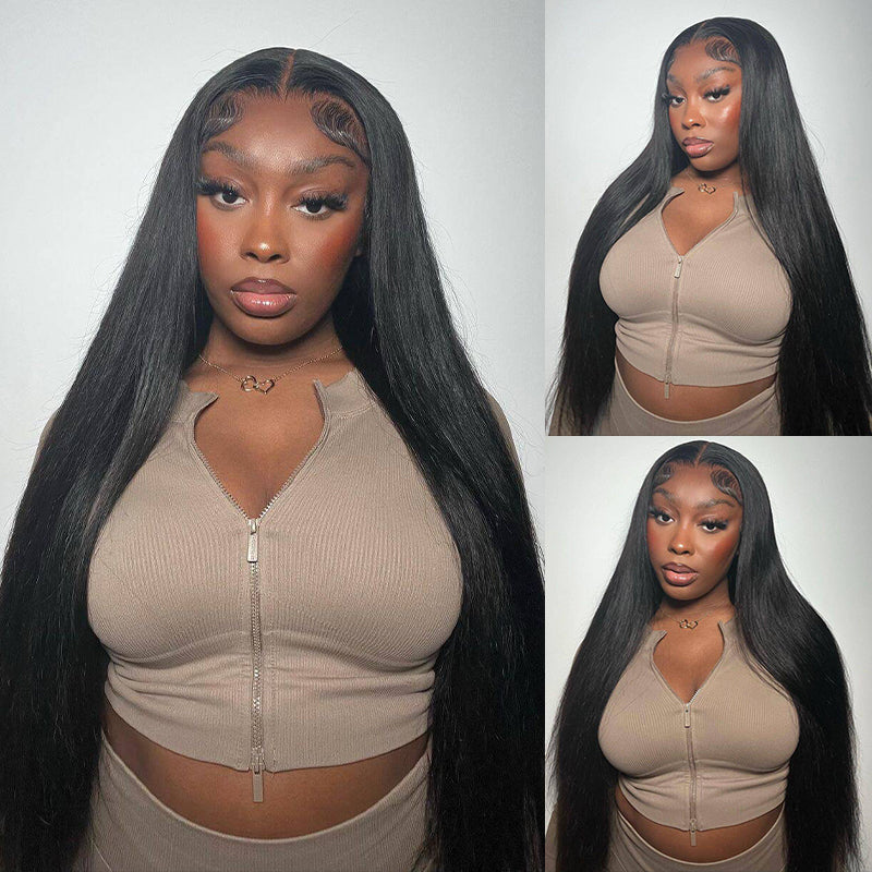 ZSF Straight Undetected 13*6 HD Lace Frontal Wig Hair Human Hair Wigs