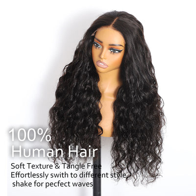 ZSF Hair 6*6/7*7 HD Lace Closure Wig Loose Wave Ready Go Glueless Wig Drawstring Virgin Hair Unprocessed Natural Black