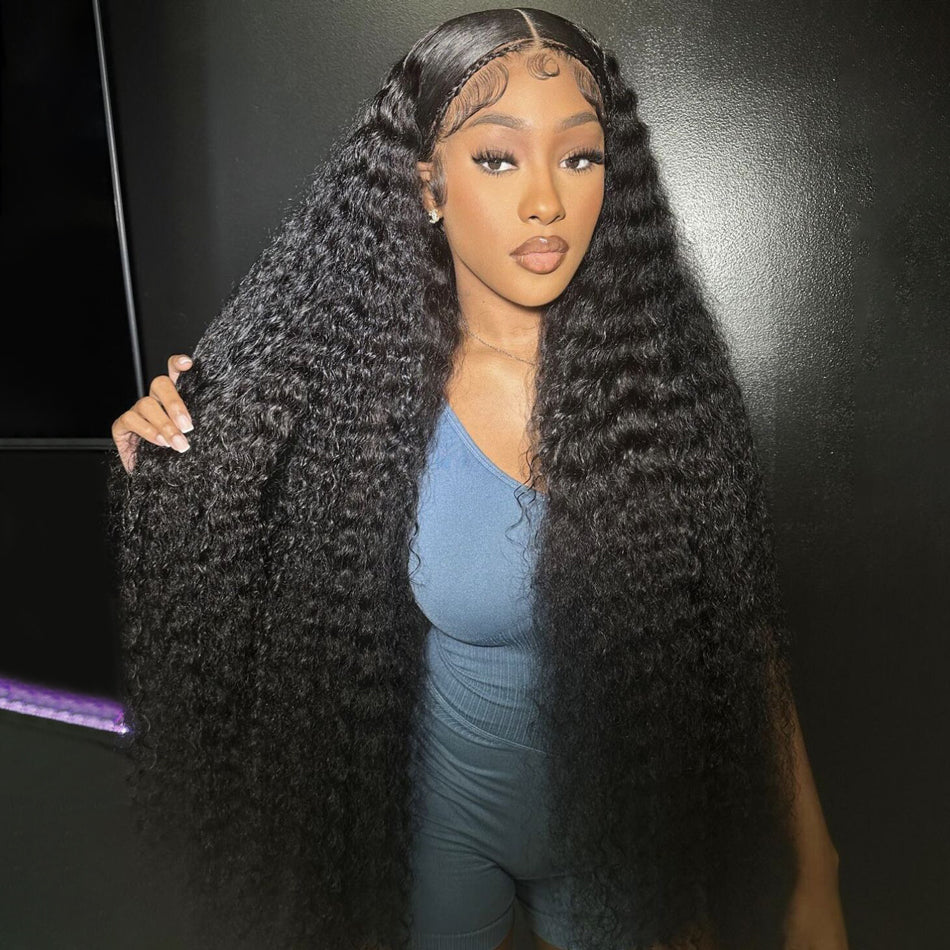 ZSF Burmese Curly 13*6 HD Full Lace Frontal Wigs Vigin Human Lace