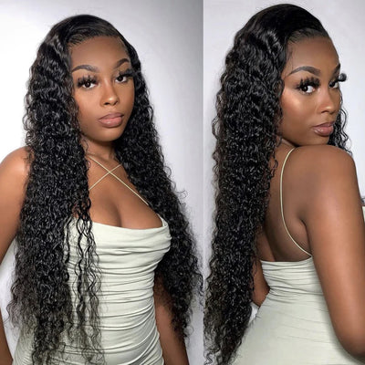 ZSF Water Wave 13*6 HD Full Lace Frontal Wigs Vigin Human Lace Hair Wig