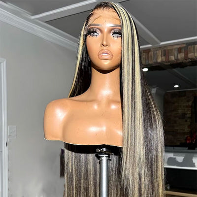 ZSF 7*5 Glueless Straight HD Lace Wear Go Wig Tiny Knots Pre-Bleached