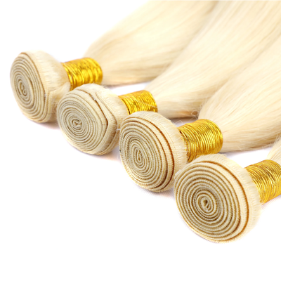 ZSF 10A Grade #613 Straight Hair Extension Hair Weaving Blonde Hair Bundles