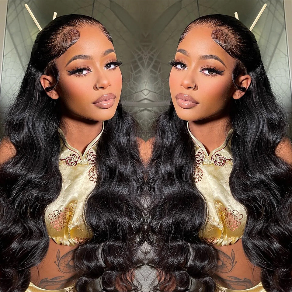 34/38/40 Inch ZSF Hair Lace Frontal Wig Virgin Hair Unprocessed