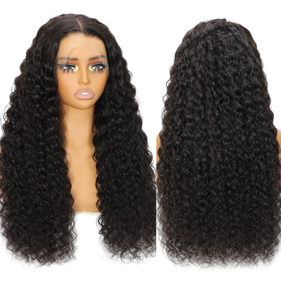 (BUY 1 GET 1 Free)ZSF Super Bouncy Wander Curls HD Lace Wig With Tiny Knots Free Part Brazilian Human Virgin Hair