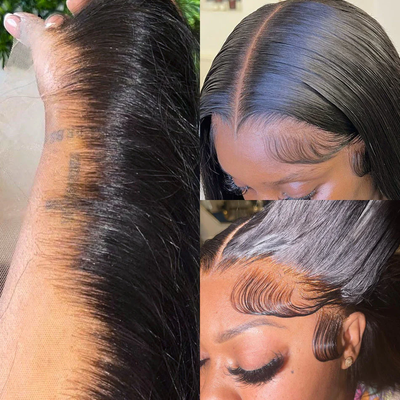 ZSF Body Wave 13*4 HD Swiss Lace Frontal Wig All Skin Tones Human Hair For Woman