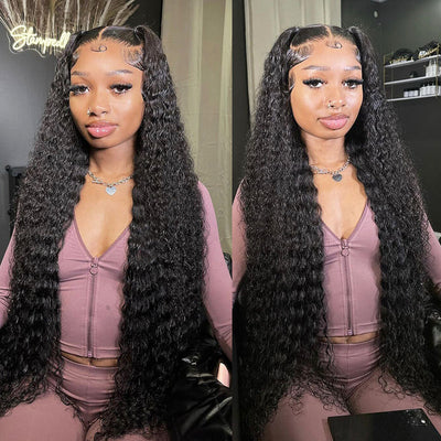 ZSF Water Wave 13*6 HD Full Lace Frontal Wigs Vigin Human Lace Hair Wig