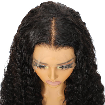 (BUY 1 GET 1 Free)ZSF Super Bouncy Wander Curls HD Lace Wig With Tiny Knots Free Part Brazilian Human Virgin Hair