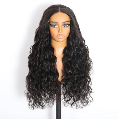ZSF Hair 6*6/7*7 HD Lace Closure Wig Loose Wave Ready Go Glueless Wig Drawstring Virgin Hair Unprocessed Natural Black