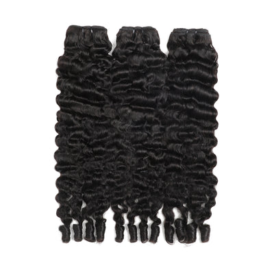 ZSF Hair Grade 10A Vigin Hair Burmese Curly 1Bundle 100% Unprocessed Human Hair Weave Natural Black