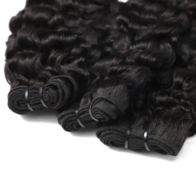 ZSF Hair Grade 10A Vigin Hair Burmese Curly 1Bundle 100% Unprocessed Human Hair Weave Natural Black