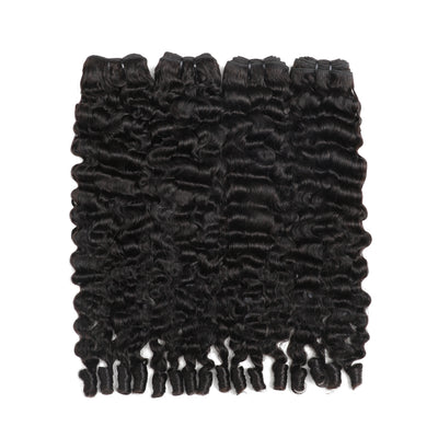 ZSF Hair Grade 8A Grade Burmese Curly 1Bundle 100% unprocessed Human Hair Natural Black