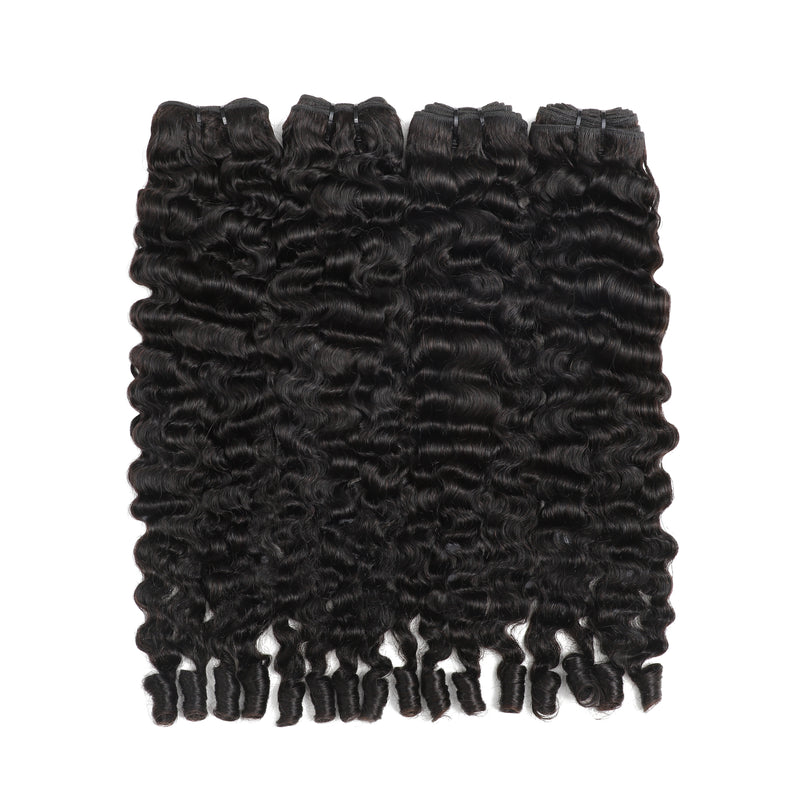 ZSF Hair Grade 8A Grade Burmese Curly 1Bundle 100% unprocessed Human Hair Natural Black