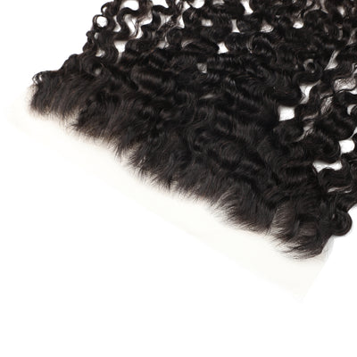 ZSF Hair 13x4/13*6  Transparent/HD Lace Frontal Burmese Curly Free Part 1piece Natural Black