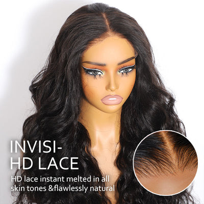 ZSF 6*6/7*7 HD Lace Body Wave Wear Go Drawstring Cap Fit All Human Hair Beginner Friendly