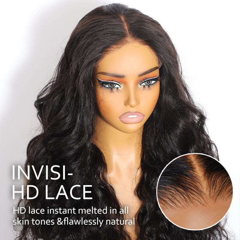 ZSF 6*6/7*7 HD Lace Body Wave Wear Go Drawstring Cap Fit All Human Hair Beginner Friendly