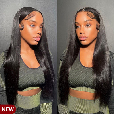 New Arrival 170% Density Transparent 13*4 Lace Frontal Wig  Straight Human Virgin Hair Natural Hairline