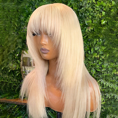 ZSF Hair Russian 613 Blonde Wolf Cut Layered Virgin Hair Transparent Lace Frontal Wig 100% Human Hair 1Piece