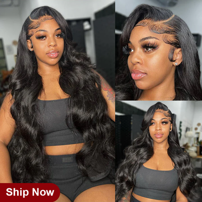 (Ready Ship)ZSF Lace Wig Body Wave Natural Charming Looking Human Hair For Woman