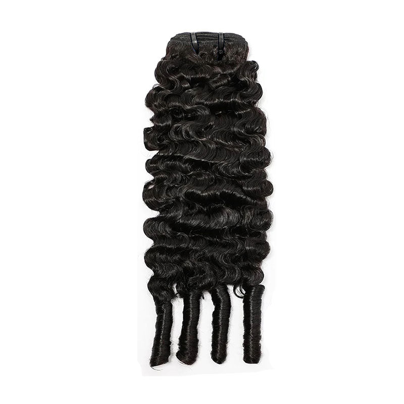 ZSF Hair Grade 8A Grade Burmese Curly 1Bundle 100% unprocessed Human Hair Natural Black