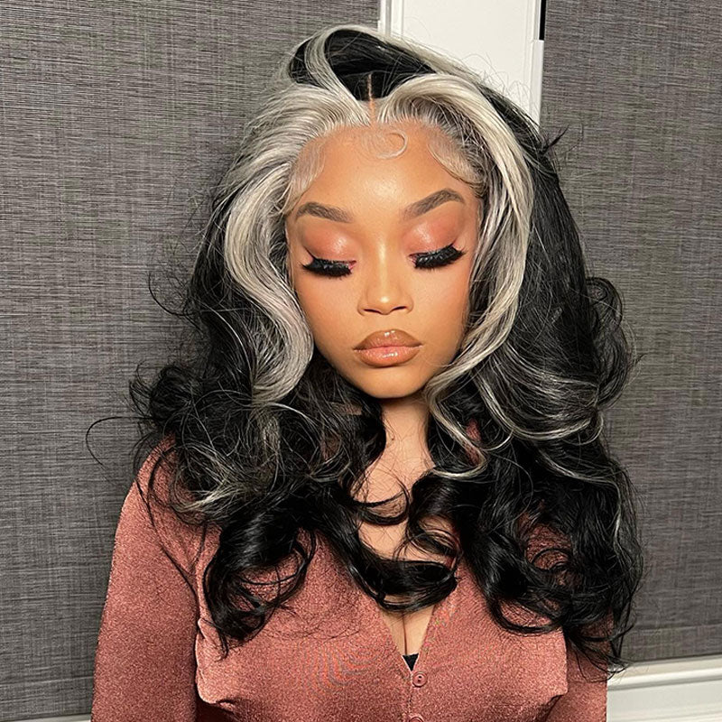 ZSF New Highlight Blonde Skunk Stripe F613