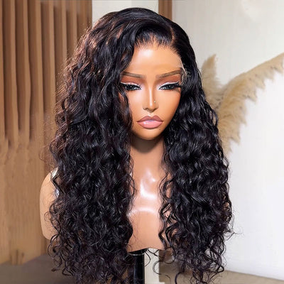 ZSF Hair New Indian Curly Natural Black C Part 100% Human Hair Natural Hairline Tiny Knots