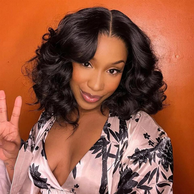 ZSF Fummi Curly HD Lace Closure Wig Pre-Cut  Wear Go Unprocessed 100% Human Hair