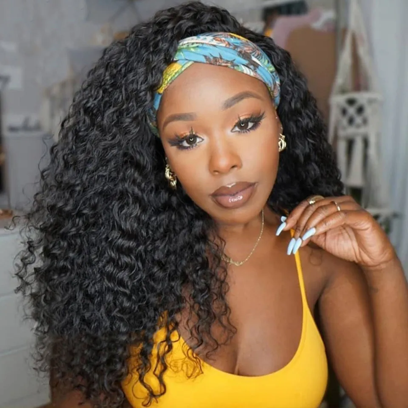 ZSF 3 In 1 Half Wig |Flip Over Burmese Curly Install Half With Drawstring Glueless Beginner Friendly