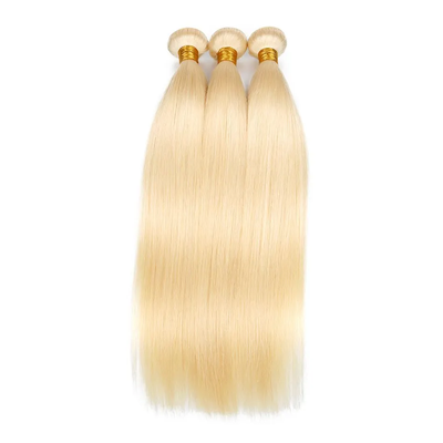 ZSF 10A Grade #613 Straight Hair Extension Hair Weaving Blonde Hair Bundles