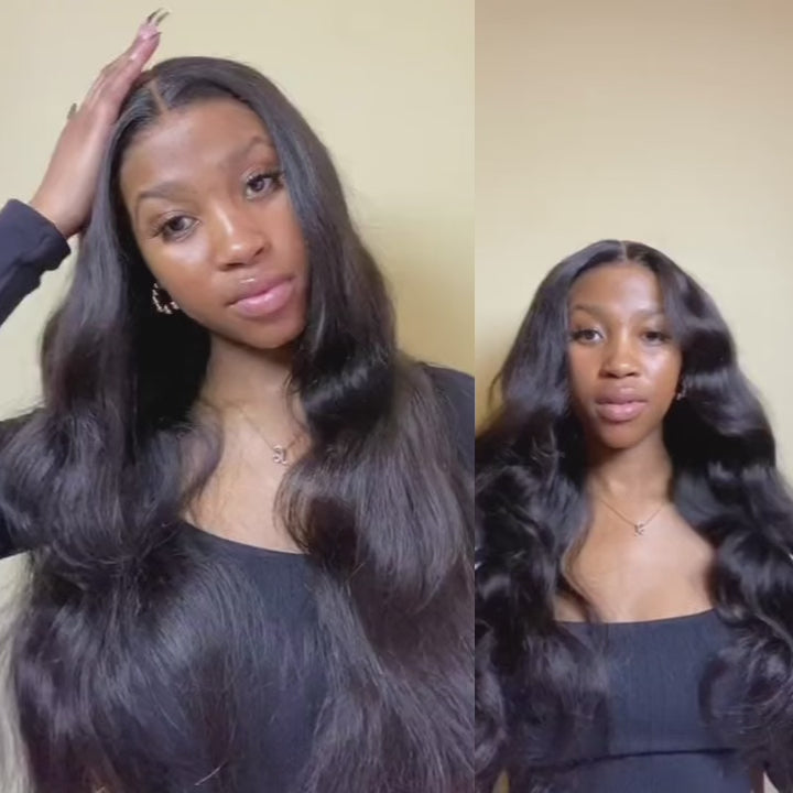 ZSF Wear&Go Wig Glueless 6*4.5 HD Lace Closure Wig Body Wave Pre-bleached Knots