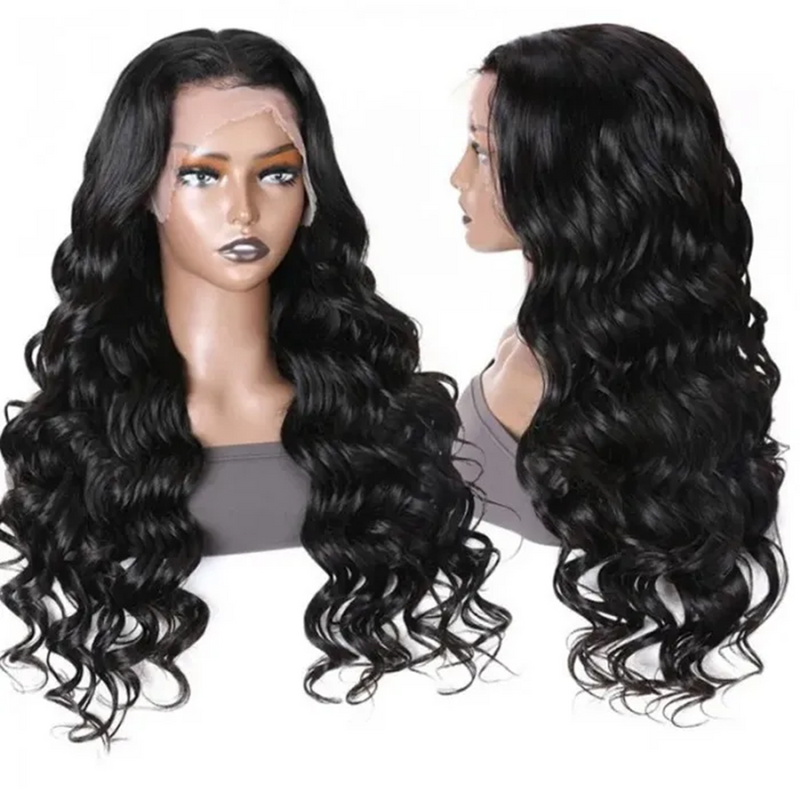 ZSF Hair Loose Wave 13*4 HD Lace Frontal Wig Human Virgin Hair Natural Looking