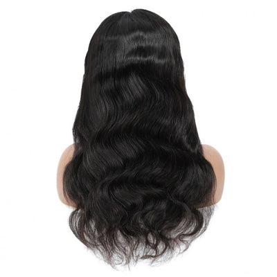 ZSF Hair 13*1 4*1 T-Part Lace Wig Body Wave Virgin Hair 150% Unprocessed Human Hair 1Piece Natural Black